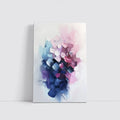 Abstract Pink Purple Bold Brushstroke Art