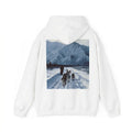 Husky Sled Dog Team Snowy Mountain Trail Hoodie