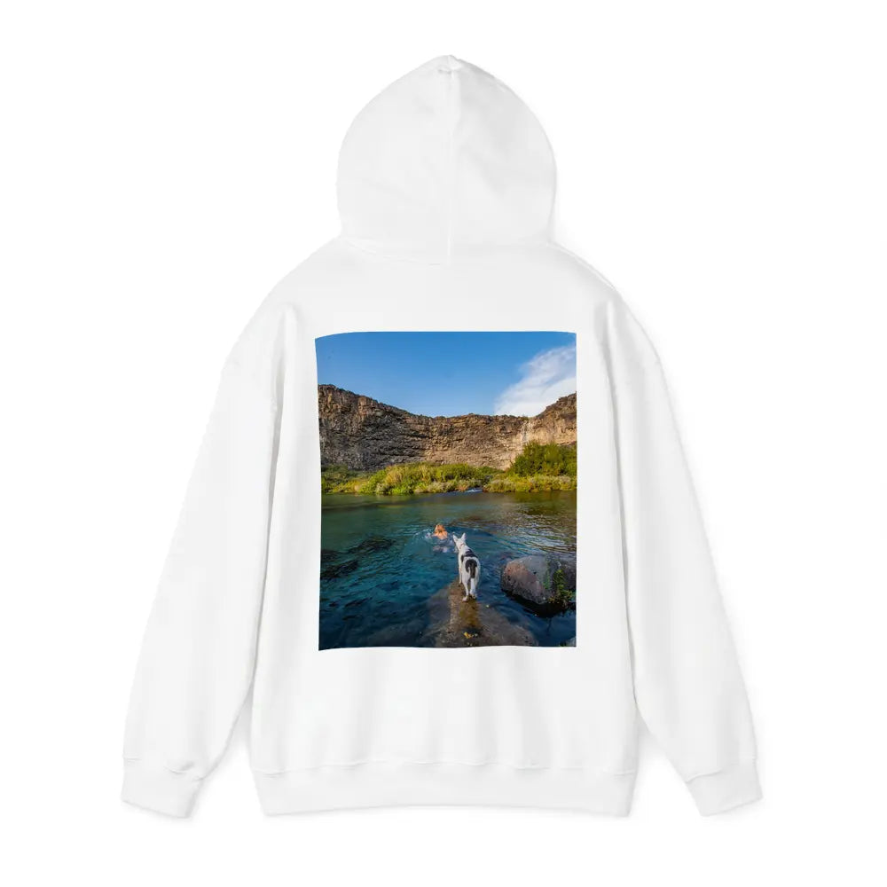 Border Collie Dog by Canyon River Hoodie