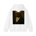 French Bulldog Portrait Dark Oil Painting Style Hoodie